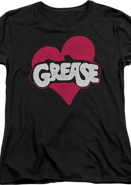 Womens Heart Grease Shirt - main product image