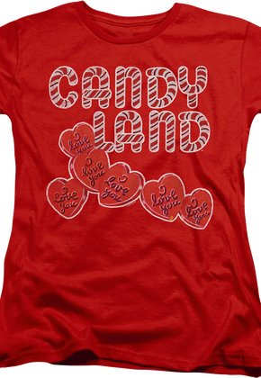 Womens Hearts Candy Land Shirt
