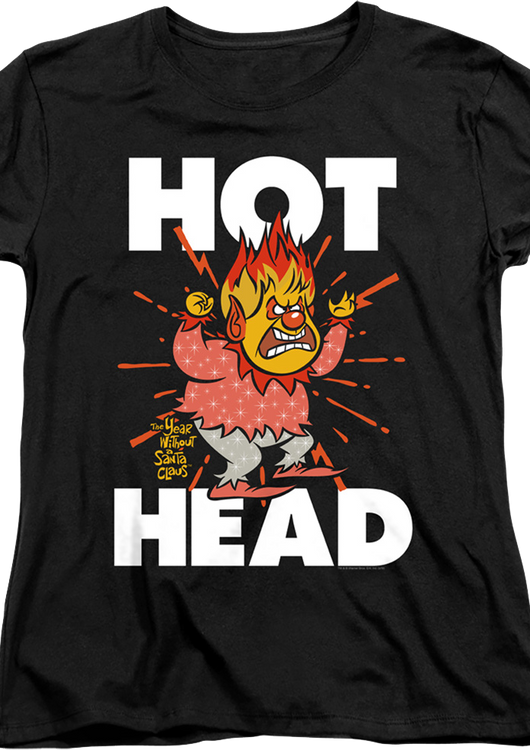 Womens Heat Miser Hot Head The Year Without A Santa Claus Shirt - main product image