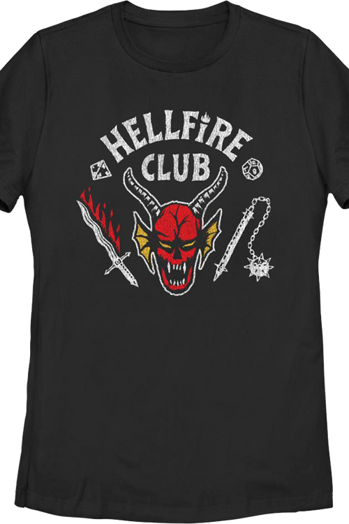 Womens Hellfire Club Stranger Things Shirtmain product image