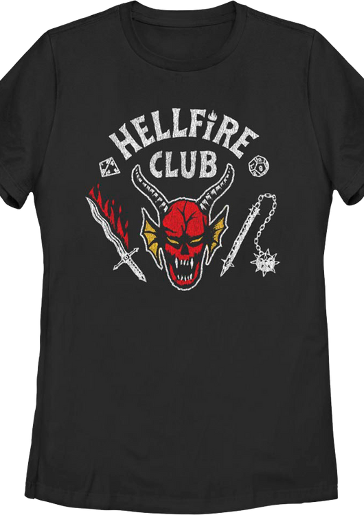 Womens Hellfire Club Stranger Things Shirt - main product image