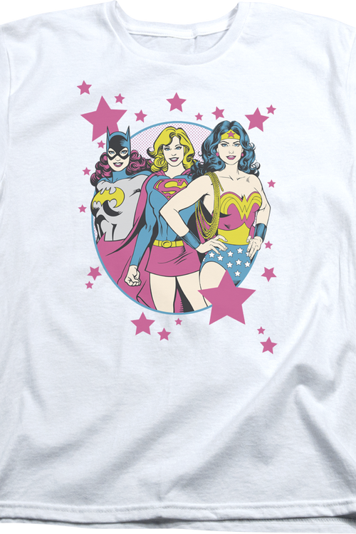 Womens Heroines of DC Comics Shirt - main product image