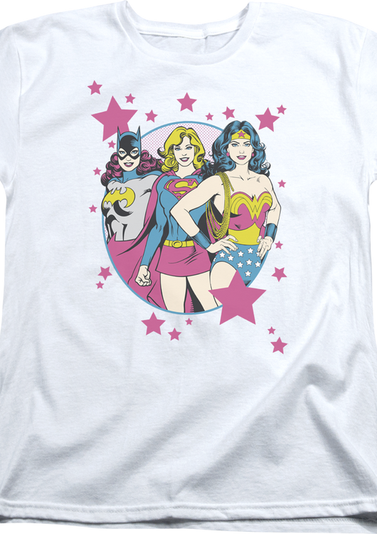 Womens Heroines of DC Comics Shirt - main product image