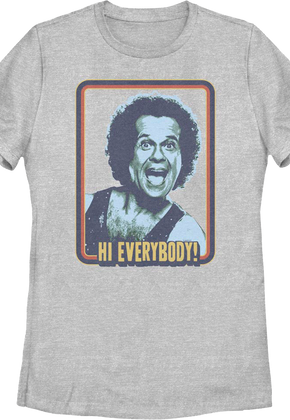 Womens Hi Everybody Richard Simmons Shirt