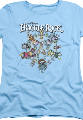 Womens Holding Hands Fraggle Rock Shirt