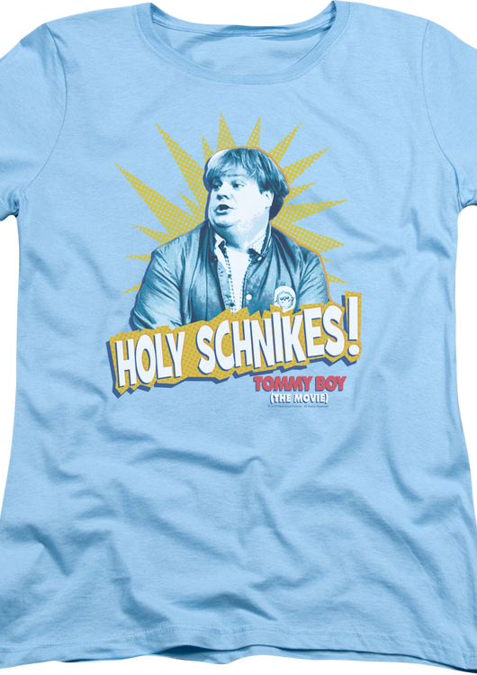 Womens Holy Schnikes Tommy Boy Shirt - main product image