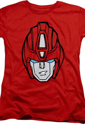 Womens Hot Rod Head Shot Transformers Shirt