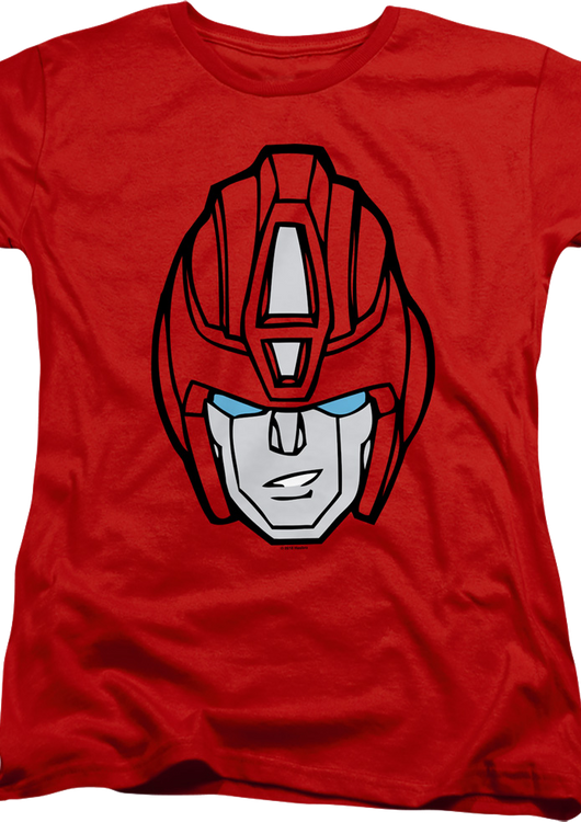 Womens Hot Rod Head Shot Transformers Shirt - main product image