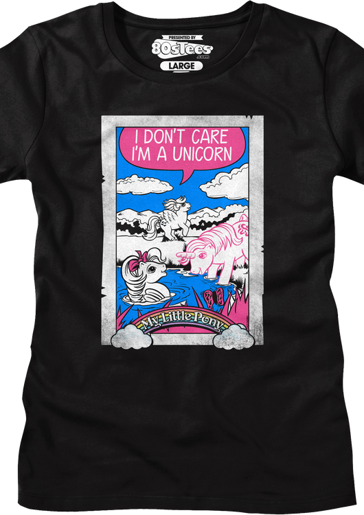 Womens I Don't Care I'm A Unicorn My Little Pony Shirt - main product image