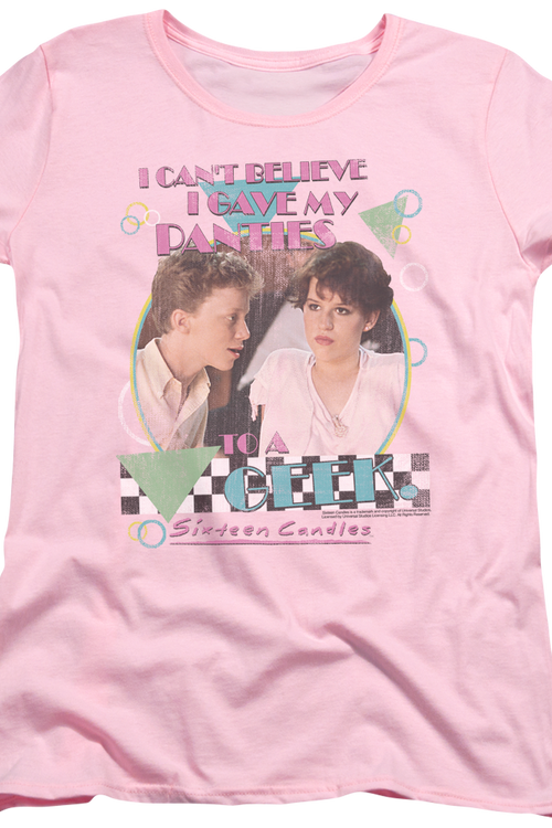 Womens I Gave My Panties To A Geek Sixteen Candles Shirtmain product image