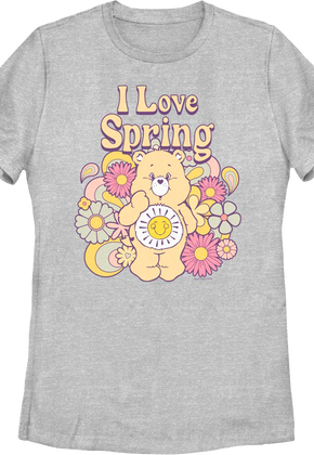 Womens I Love Spring Care Bears Shirt