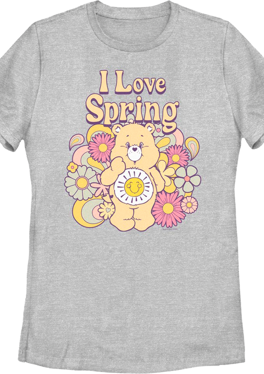 Womens I Love Spring Care Bears Shirt - main product image