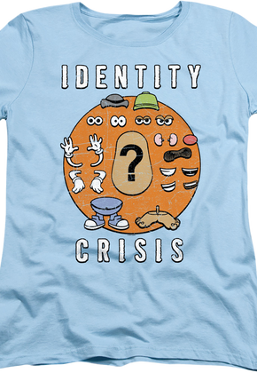 Womens Identity Crisis Mr. Potato Head Shirt