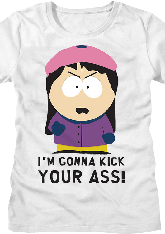 Womens I'm Gonna Kick Your Ass South Park Shirt - main product image