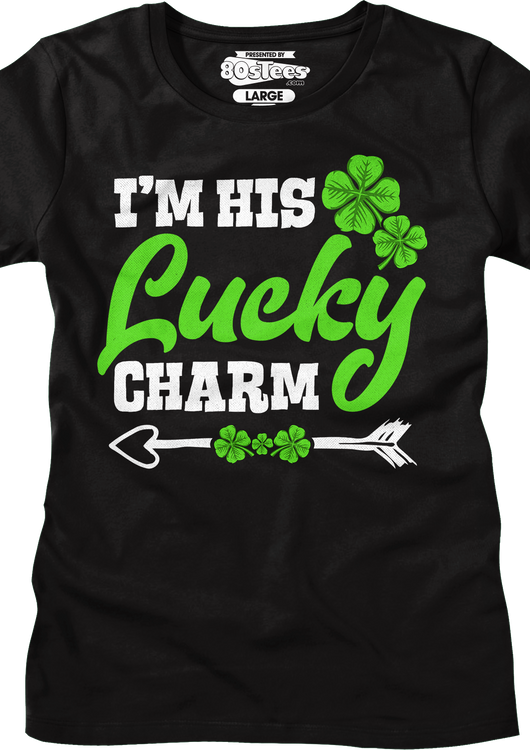 Womens I'm His Lucky Charm Shirt - main product image