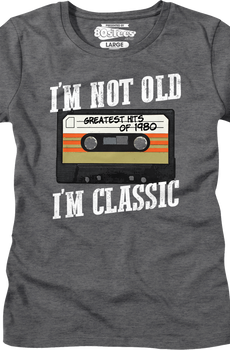 Womens I'm Not Old I'm Classic Greatest Hits Of 1980 Shirt