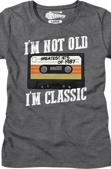 Womens I'm Not Old I'm Classic Greatest Hits Of 1987 Shirt
