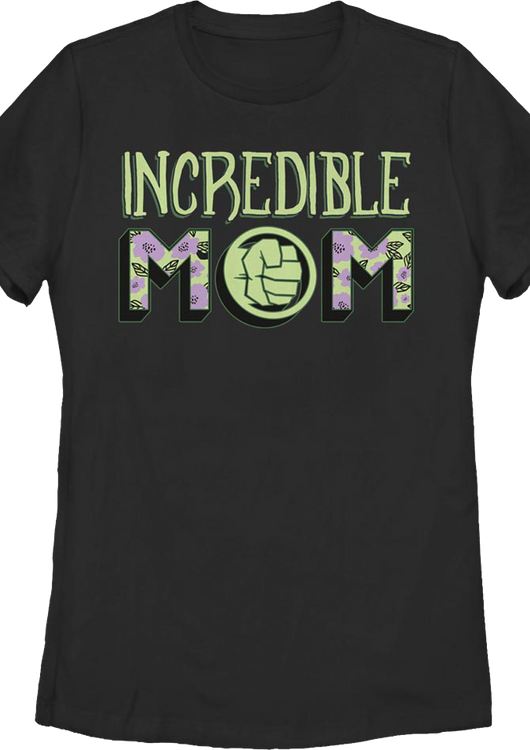 Womens Incredible Mom Marvel Comics Shirt - main product image