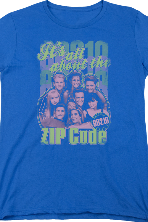 Womens It's All About The Zip Code Beverly Hills 90210 Shirtmain product image