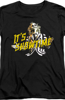 Womens It's Showtime Beetlejuice Shirt