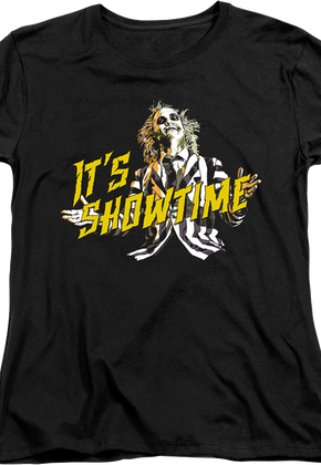 Womens It's Showtime Beetlejuice Shirt