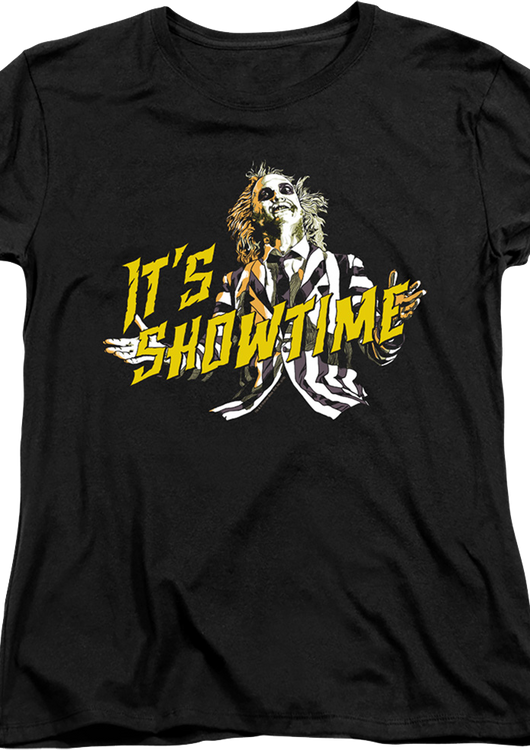 Womens It's Showtime Beetlejuice Shirt - main product image