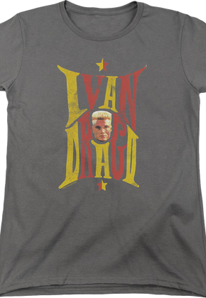 Womens Ivan Drago Name And Face Rocky Shirt