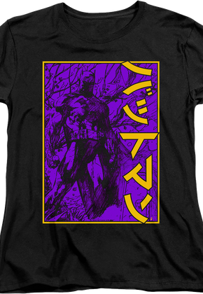 Womens Japanese Batman Shirt