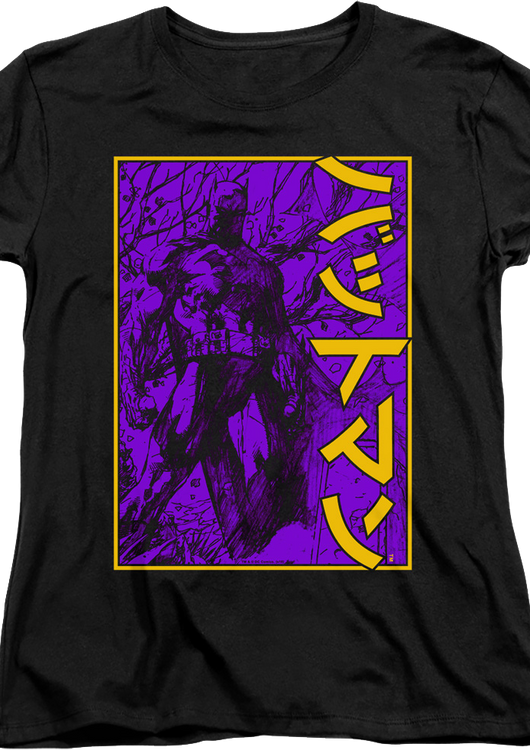 Womens Japanese Batman Shirt - main product image