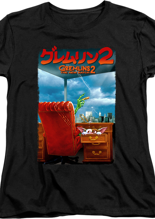 Womens Japanese Poster Gremlins 2 The New Batch Shirt - main product image