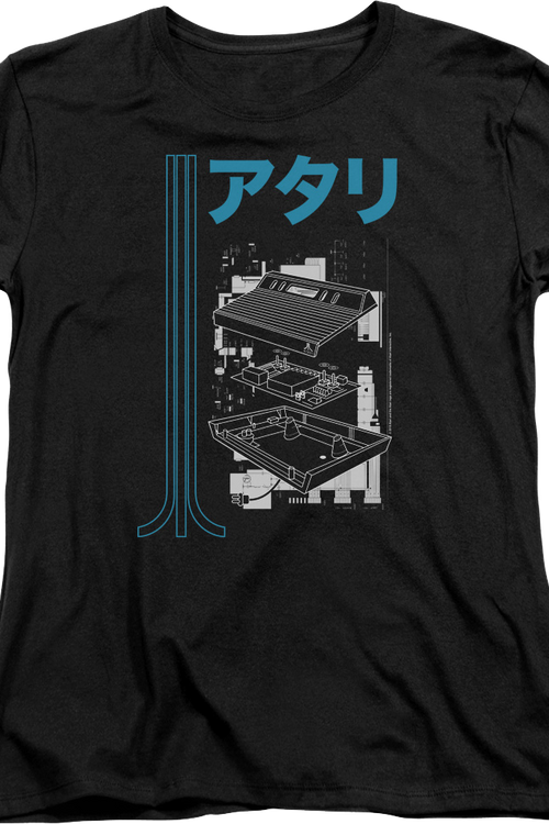 Womens Japanese Schematic Atari Shirtmain product image