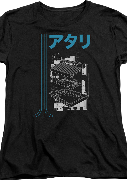 Womens Japanese Schematic Atari Shirt - main product image
