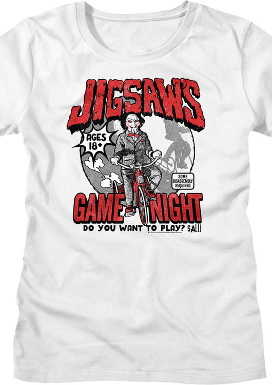 Womens Jigsaw's Game Night Saw Shirt - main product image