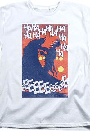 Womens Joker's Punchline Batman T-Shirt