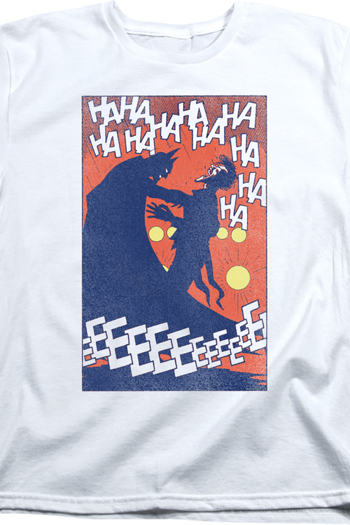 Womens Joker's Punchline Batman T-Shirtmain product image