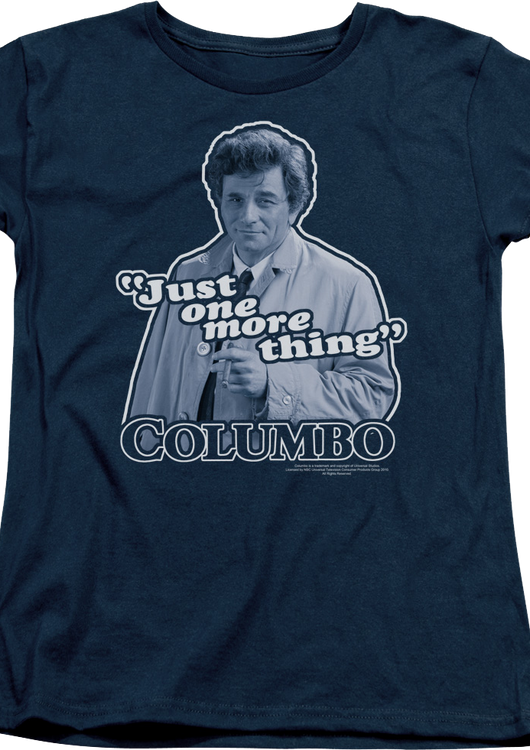 Womens Just One More Thing Columbo Shirt - main product image