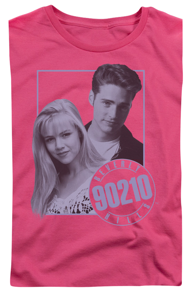 Sweat-shirt 90210 Brandon & Kelly - Licence Officielle Beverly Hills 90210 - Coupe Classique, 241 G - Cadeau Fan Série TV