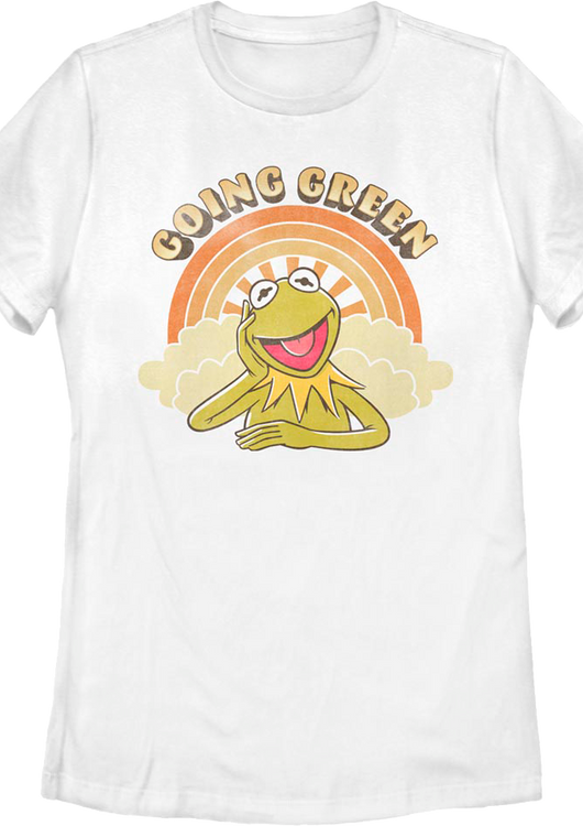 Womens Kermit The Frog Going Green Muppets Shirt - main product image