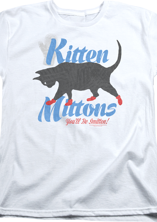 Womens Kitten Mittons It's Always Sunny In Philadelphia Shirt - main product image