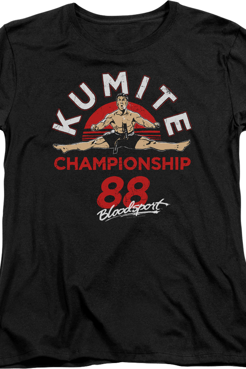 Womens Kumite Championship Bloodsport Shirtmain product image