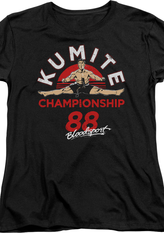 Womens Kumite Championship Bloodsport Shirt - main product image