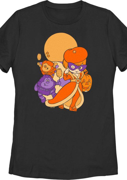 Womens Lala Orange Halloween Rainbow Brite Shirt - main product image