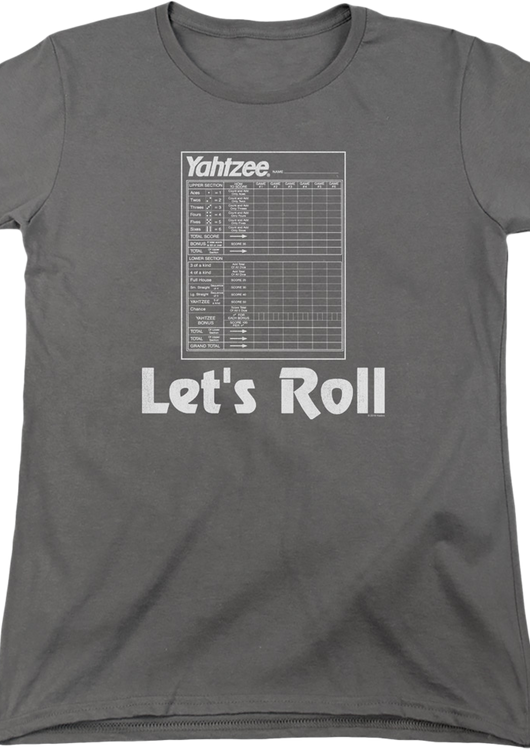 Womens Let's Roll Yahtzee Shirt - main product image