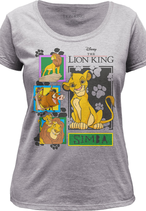 Womens Lion King Scoopneck Shirt