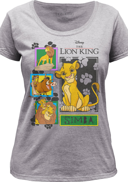 Womens Lion King Scoopneck Shirt - main product image