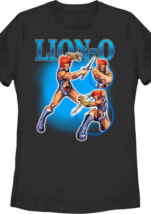 Womens Lion-O Collage ThunderCats Shirt - main product image