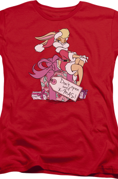 Womens Lola Bunny Christmas Gift Looney Tunes Shirt