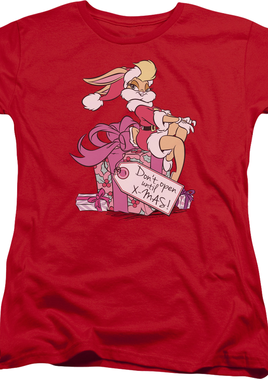 Womens Lola Bunny Christmas Gift Looney Tunes Shirt - main product image