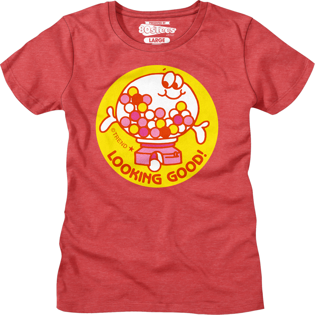 Womens Looking Good Gumball Machine Scratch N Sniff Shirt