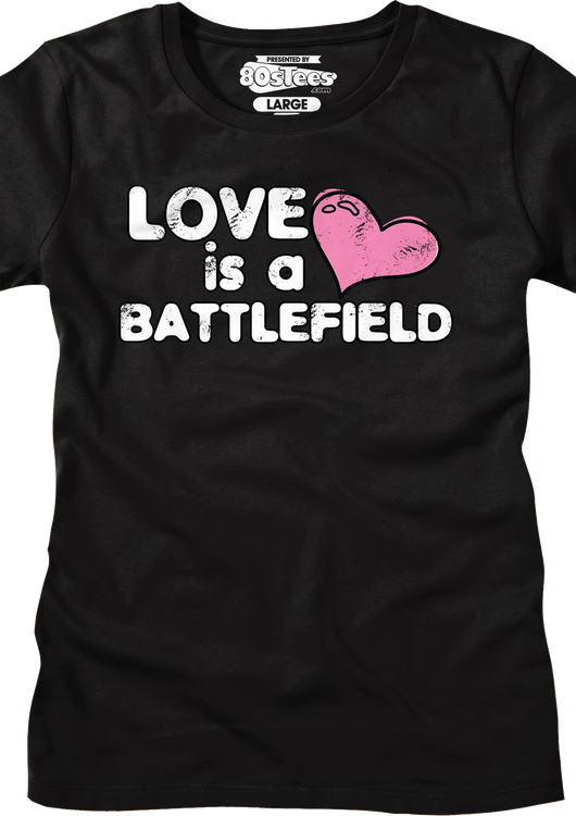 Womens Love Is A Battlefield Shirt - main product image